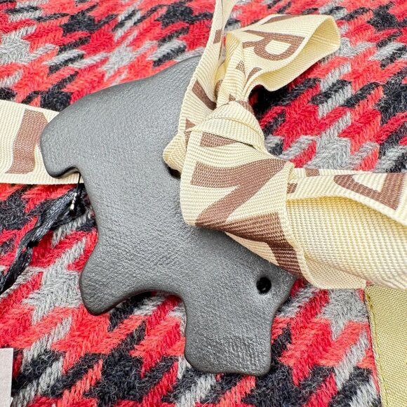 ANTA Plaid Throw Blanket 50"x60" 100% Merino Wool Red Black Grey NWT - Picture 9 of 10